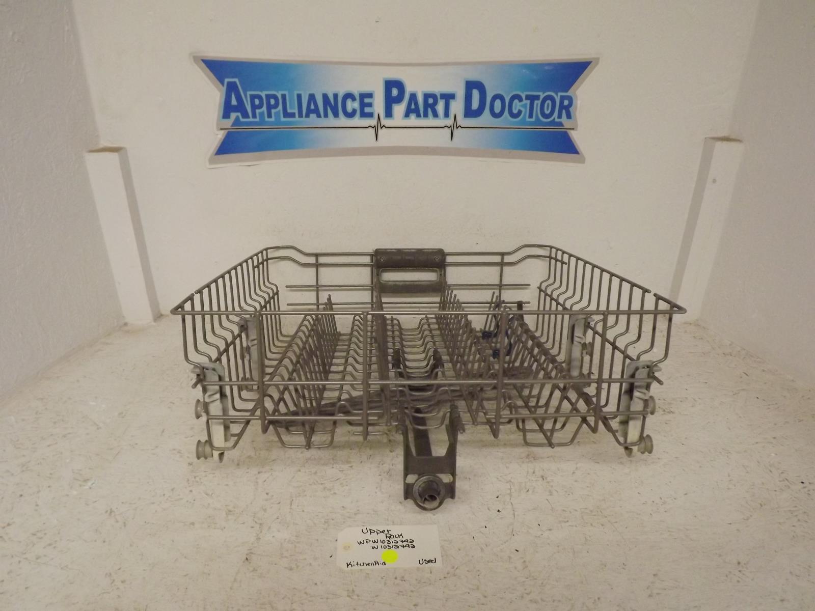 KitchenAid Dishwasher WPW10312792 W10312792 Upper Rack Used KitchenAid Dishwasher WPW10312792 W10312792 Upper Rack Used